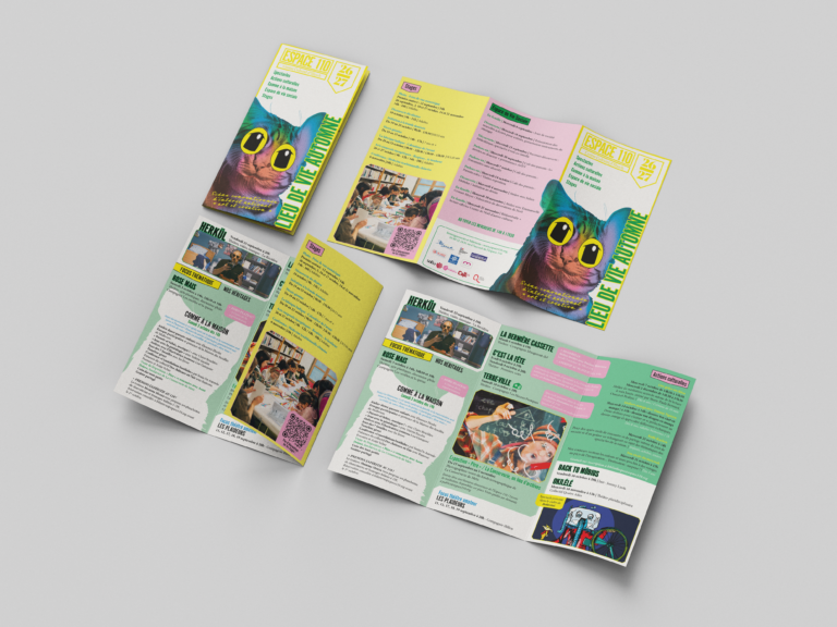Mockup dépliant lieu de vie